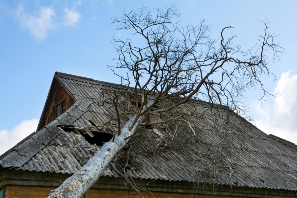 Emergency Roofing Services Needed for storm damaged roof