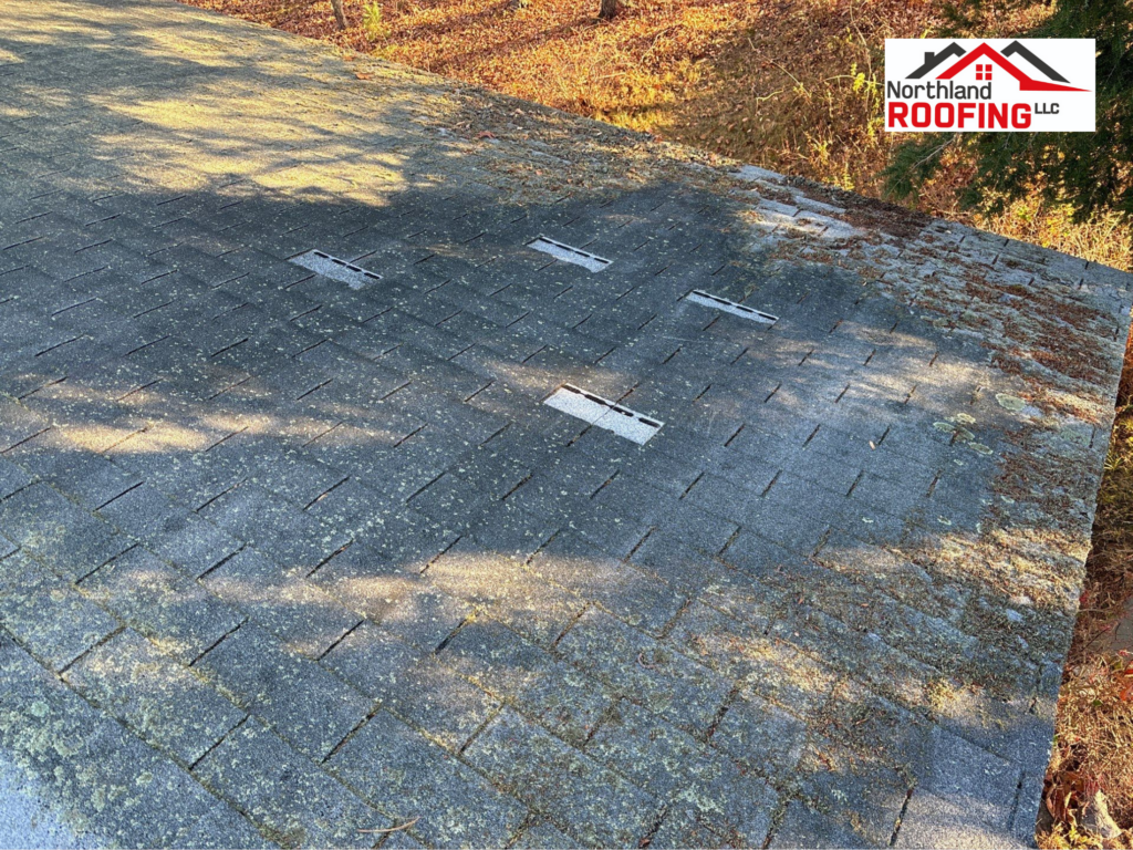 Damaged roof repaired on wilton ct northland roofing