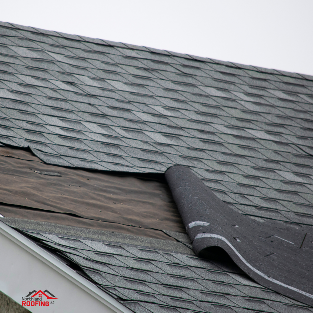 emergency roof repair weather damage northland roofing