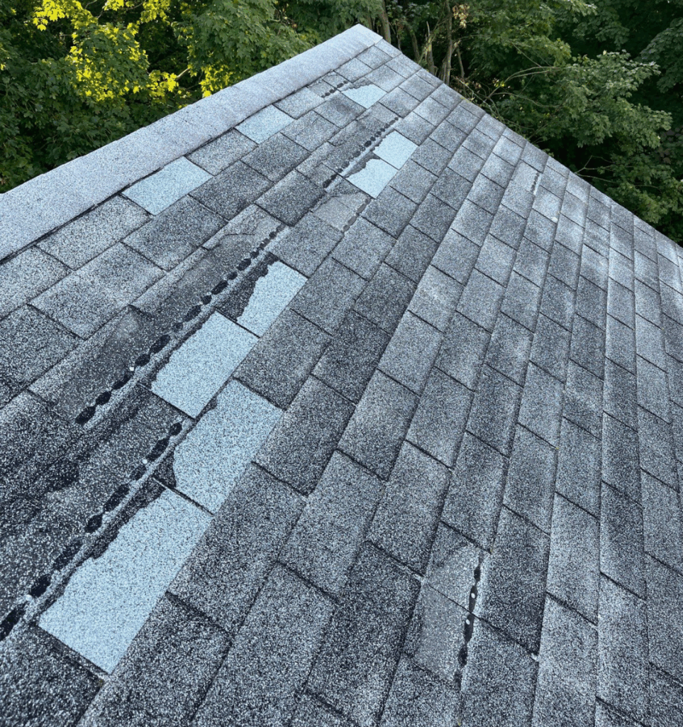 Damged roof inspection near me Northland Roofing LLC